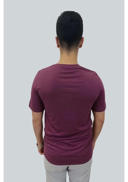 Erkek Couture V Yaka Vişne Tişört modelleri