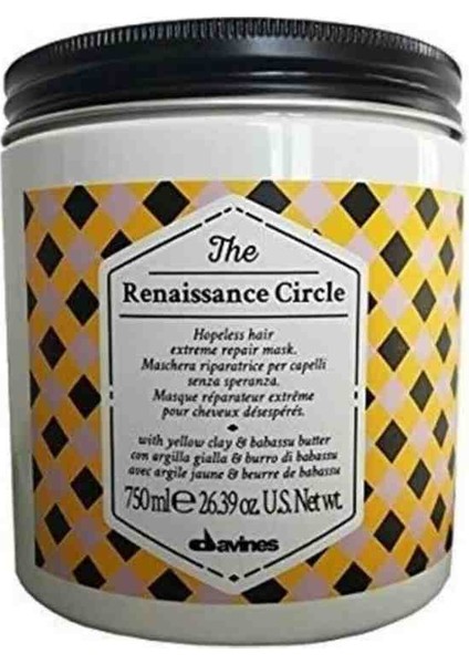 The Renaissance Circle Yıpranmış Saçlar Için Onarıcı Bakım Maskesi 750 ml Neslibeauty