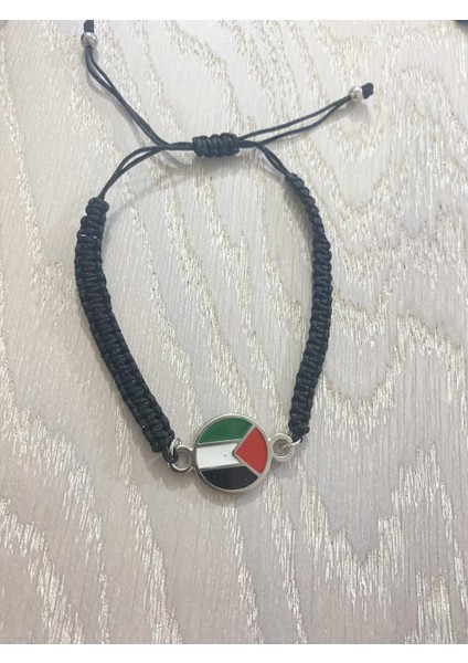 Filistin ( Kudüs Palestine ) Metal Bileklik ( Bileğe Göre Ayarlanabilir.