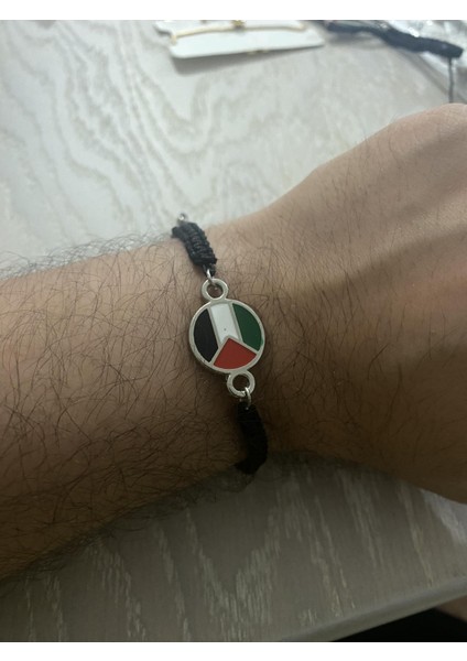 Filistin ( Kudüs Palestine ) Metal Bileklik ( Bileğe Göre Ayarlanabilir.