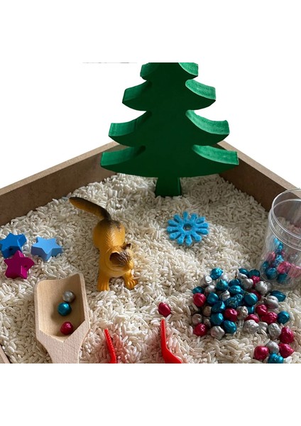 Ahşap Etkinlik Seti - Montessori Oyuncak - Kardanadam fiyatları