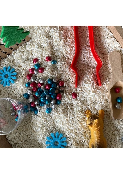 Ahşap Etkinlik Seti - Montessori Oyuncak - Kardanadam indirimleri
