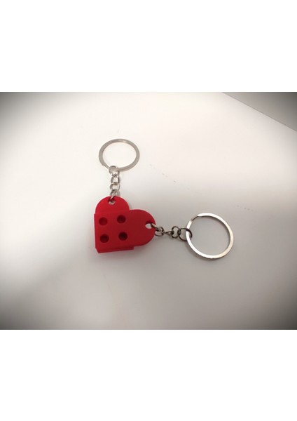 LEGO Anahtarlık, Sevgili Anahtarlığı, Aşk Çifti Anahtarlık, LEGO Tasarımlı 2 Parça Kalpli Anahtarlık indirimleri