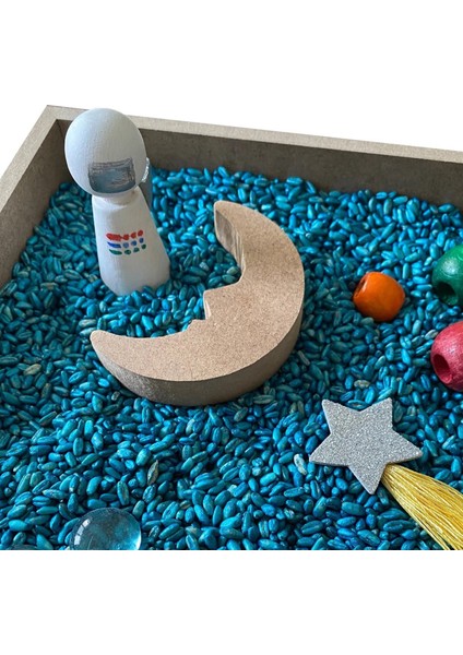 Ahşap Etkinlik Seti - Montessori Oyuncak - Uzay modelleri