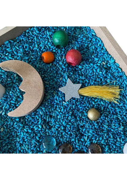 Ahşap Etkinlik Seti - Montessori Oyuncak - Uzay indirimleri
