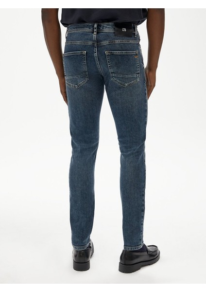 Erkek Jumy Dar Paça Orta Bel Jean Pantolon modelleri