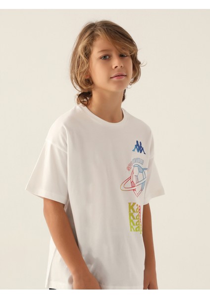Erkek Çocuk Tişört 5-15 Yaş Krem fırsatları