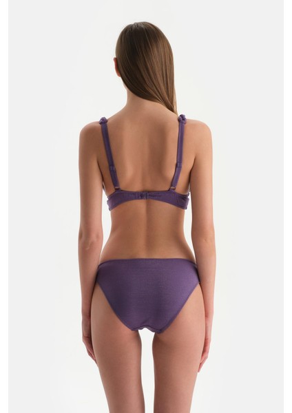 Mor Düşük Bel Bikini Alt