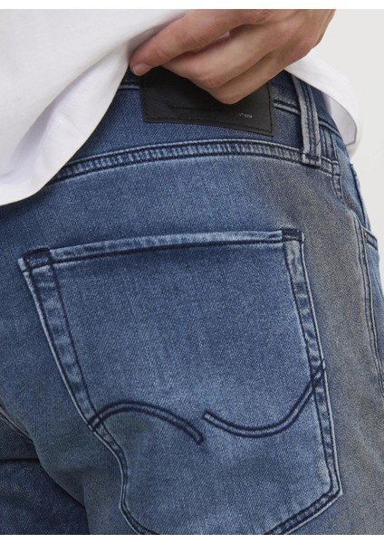 Normal Bel Normal Açık Mavi Erkek Denim Şort Jjırıck Jjıcon Shorts Ge 341 I.k Jn