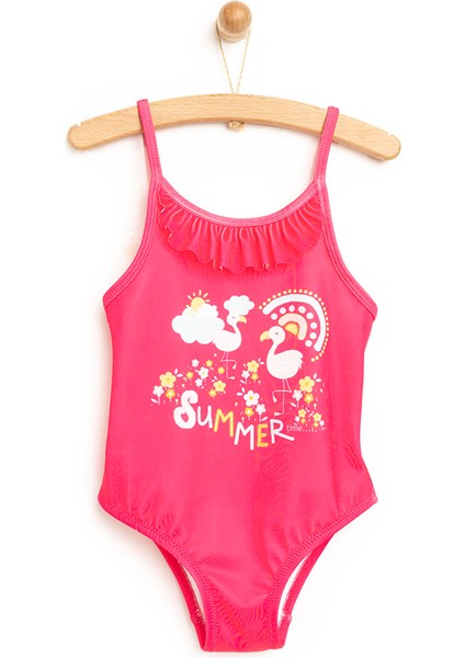 Oyuncak Park Hellobaby Flamingo Desenli Mayo Kız Bebek