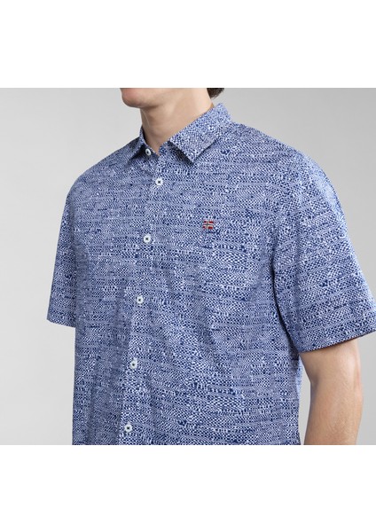 NP0A4HX1F3O1 Napapijri G-Ronge Ss Erkek G&amp;ouml;mlek Indigo modelleri