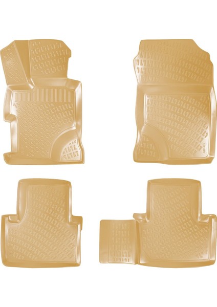 Honda Civic Sedan 2013 Araca Özel 3D Havuzlu Bej Paspas