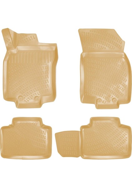 Nissan X-Trail 2017 Araca Özel 3D Havuzlu Bej Paspas