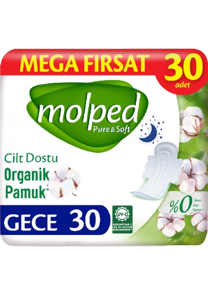Pure Soft Gece Mega Fırsat Paketi 30'lu