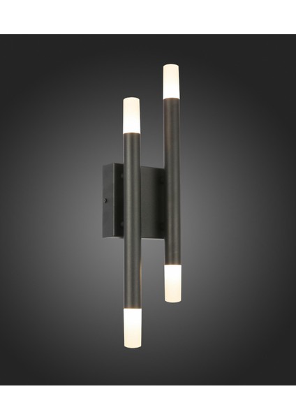 Siyah 4000K 40CM LED Aplik ,aplik,duvar Aydınlatması, Boru Aplik