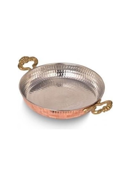 Acemli Tava 7 No 27 cm Makine Dövme Kırmızı TURNA7563-1