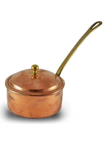 Dalyan Kapaklı Sosluk 14 cm El Dövme Kırmızı TURNA4802-1