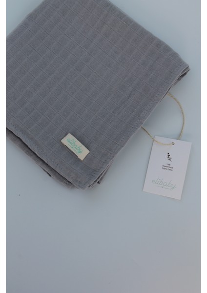 Pamuk Müslin Örtü Gri (75X85 Cm) fırsatları