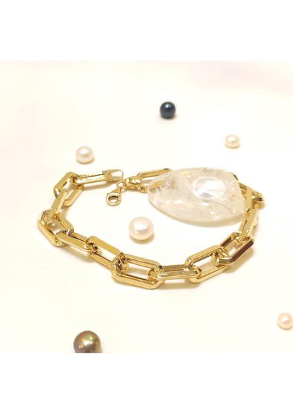 Köşeli Ataç Bileklik Künye 14 Ayar Altın HD VİDEOLU fırsatları