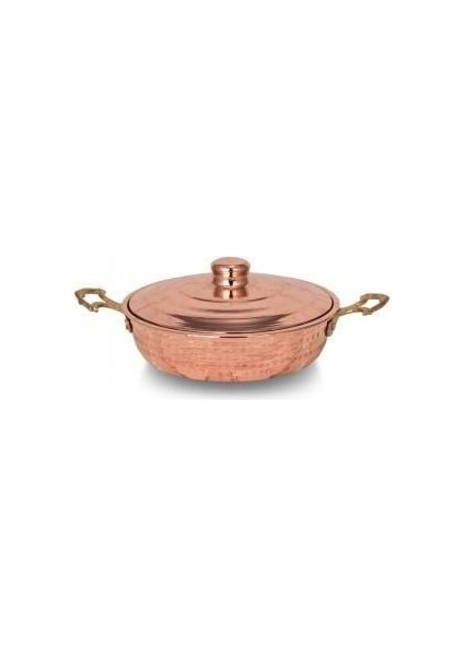 Emirgan Tava 3 No 18 cm El Dövme Kırmızı TURNA7599-1