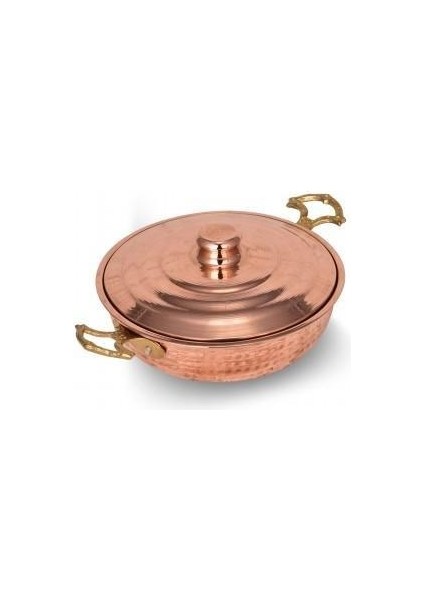 Emirgan Tava 3 No 18 cm El Dövme Kırmızı TURNA7599-1