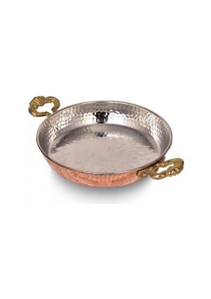 Acemli Tava 1 No 14 cm El Dövme Kırmızı TURNA7581-1