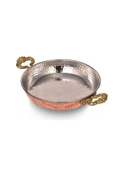 Acemli Tava 1 No 14 cm El Dövme Kırmızı TURNA7581-1