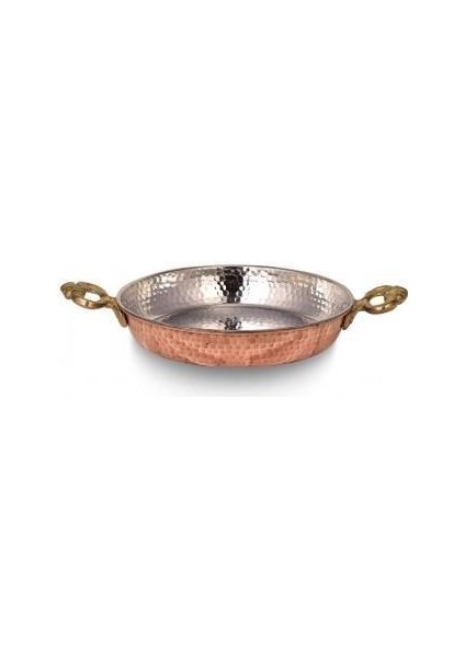 Acemli Tava 1 No 14 cm El Dövme Kırmızı TURNA7581-1