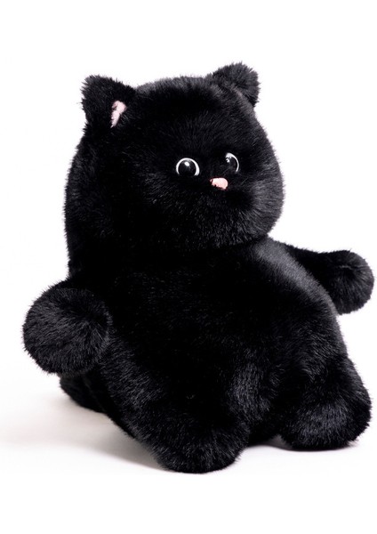Miyav O Yavru Kedi Şişman Kedi Kukla Tombul Beyaz Kedi Sevimli Hakimi Peluş (Yurt Dışından)