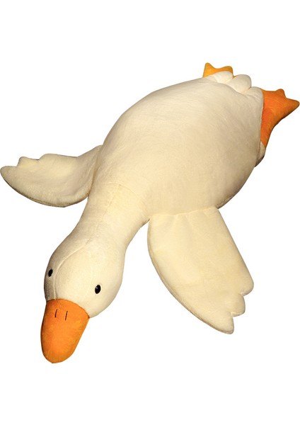 Büyük Beyaz Kaz Yastığı Peluş Oyuncak Konfor Bebek Yalan Ördek Büyük Kaz Yastığı (Yurt Dışından)