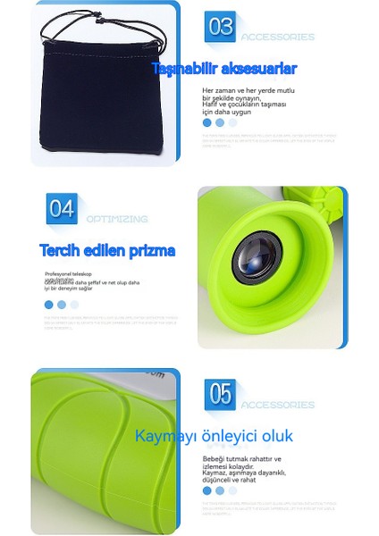 Mini 8X21 Katlanabilir ve Taşınabilir Kompakt Çocuk Dürbünü (Yurt Dışından) indirimleri