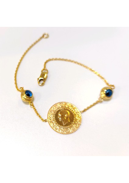 Çeyrekli Göz Boncuklu Bileklik Künye 4K VİDEOLU fiyatları