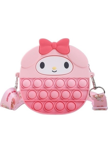 Cartoon Fermuarsız Crossbody Çocuk Çantası Sanrio Hellokitty Pulsar (Yurt Dışından)