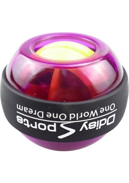 Bilek Topu Gyroskope Powerball Bilek Egzersiz Güç Kuvvet Topu Gyro Atletik Bilimbal El Spinner LED Hız | Elektrikli Bilekler (Mavi) (Yurt Dışından)