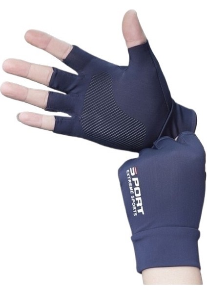 Jiuyue Yaz Parmaksız Ince Buz Ipek Eldiven Bisiklet Eldiveni (Yurt Dışından)