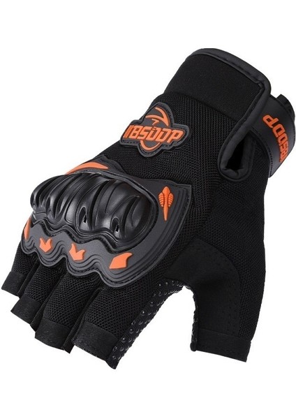 Erkek Mevsimlik Motosiklet Eldiveni - M - Turuncu (Yurt Dışından)