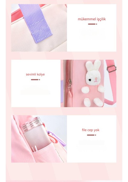 Ilkokul Öğrencileri Çift Amaçlı Omuz Okul Çantasını Taşıyabilir ve Taşıyabilir (Yurt Dışından) modelleri