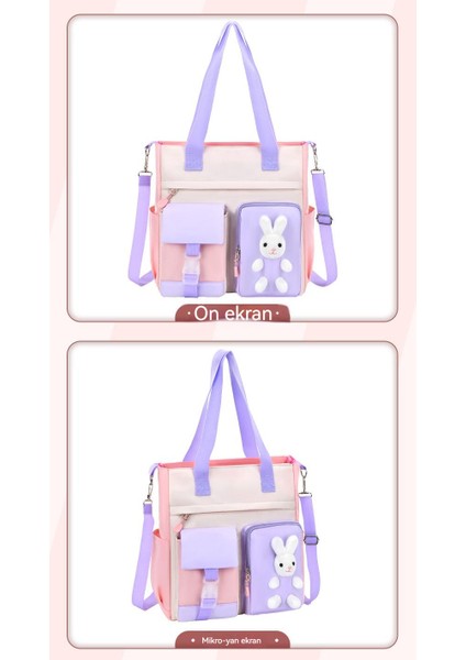 Ilkokul Öğrencileri Çift Amaçlı Omuz Okul Çantasını Taşıyabilir ve Taşıyabilir (Yurt Dışından) fırsatları