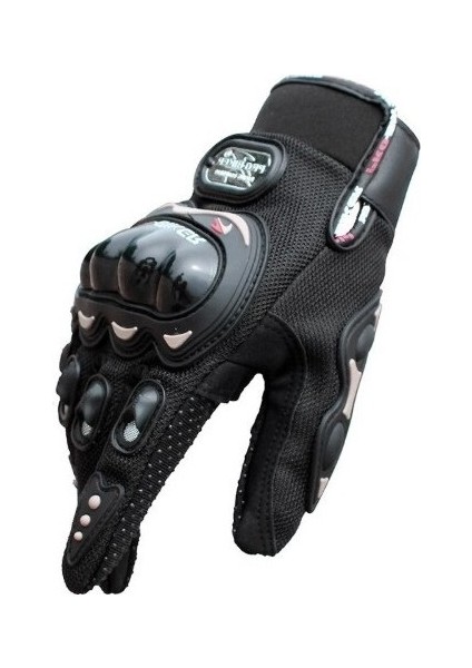 Porbiker Motosiklet Eldiveni 4 Mevsim Korumalı L Siyah (Yurt Dışından)