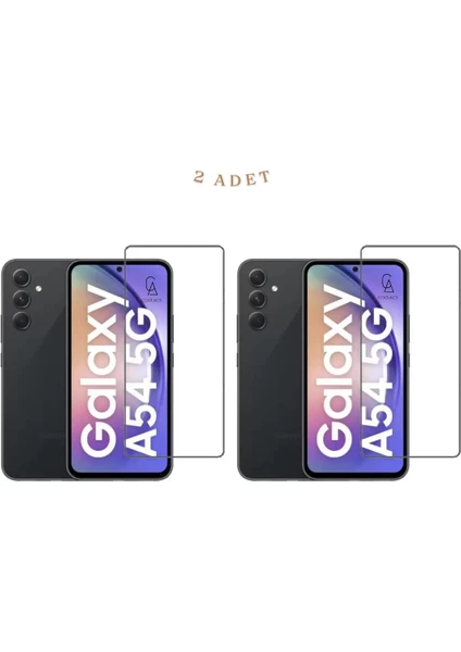 Samsung Galaxy A54 5g Ile Uyumlu Ekran Koruyucu Şeffaf Temperli Kırılmaz Cam Ekran Koruyucu 2 Adet