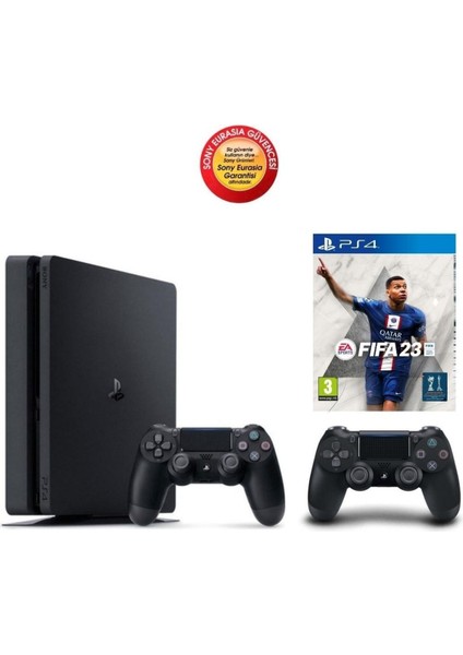 Playstation 4 Slim 1 Tb +2. Dualshock + Ps4 Fifa 23