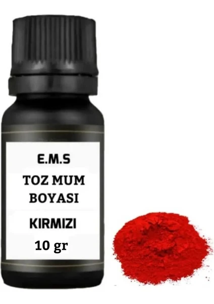 Kırmızı Toz Mum Boyası 10 gr.