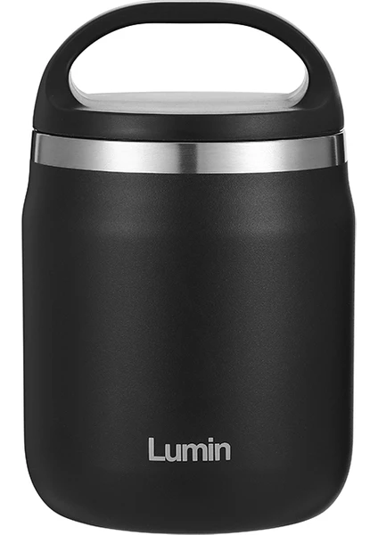 Lumin Flask Lumin Thermo 0,60 Litre Paslanmaz Çelik Vakumlu Yalıtımlı Yemek Termosu 12 Saat Sıcak, 12 Saat Soğuk