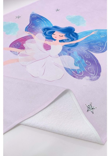 Sevimli Peri Dijital Baskılı 70X140 cm Çocuk Plaj Havlusu fiyatları