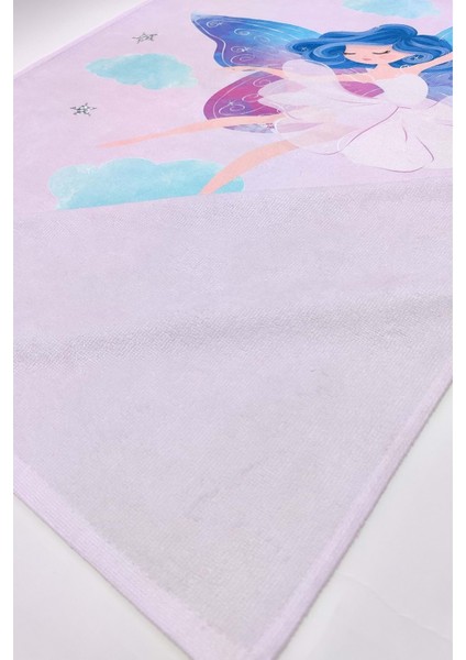 Sevimli Peri Dijital Baskılı 70X140 cm Çocuk Plaj Havlusu fırsatları