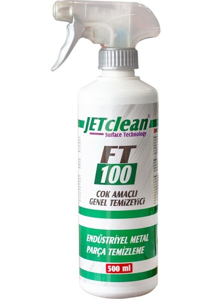 JETCLEAN FT100 500ML ÇOK AMAÇLI GENEL TEMİZLEYİCİ