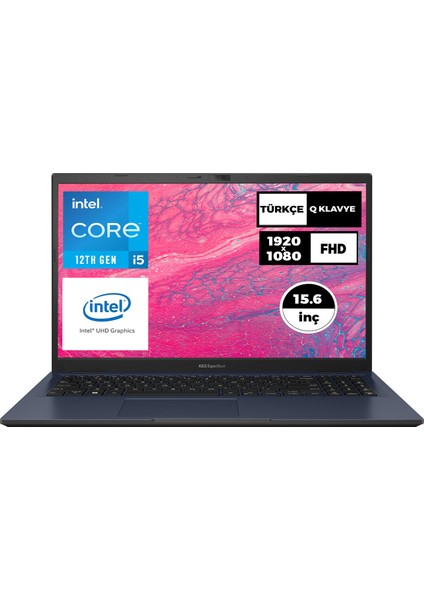 Expertbook Intel Core I5-1235U 16GB 1tb SSD 15.6" Fhd Freedos Taşınabilir Bilgisayar B1502CBA-I51235851 004