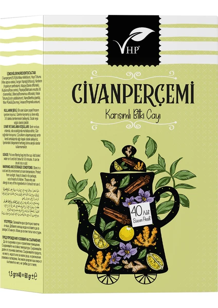 Civan Perçemi Karışımlı Bitki Çayı Süzen Poşet Çay