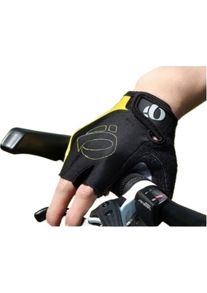 Jiuyue Yarım Parmak Eldiven Bisiklet Silikon Eldiven (Yurt Dışından)