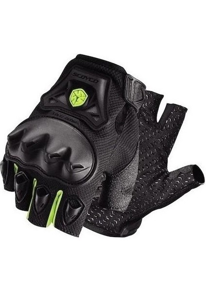 Scoyco MC29D Korumalı Parmaksız Eldiven Yeşil (Yurt Dışından)